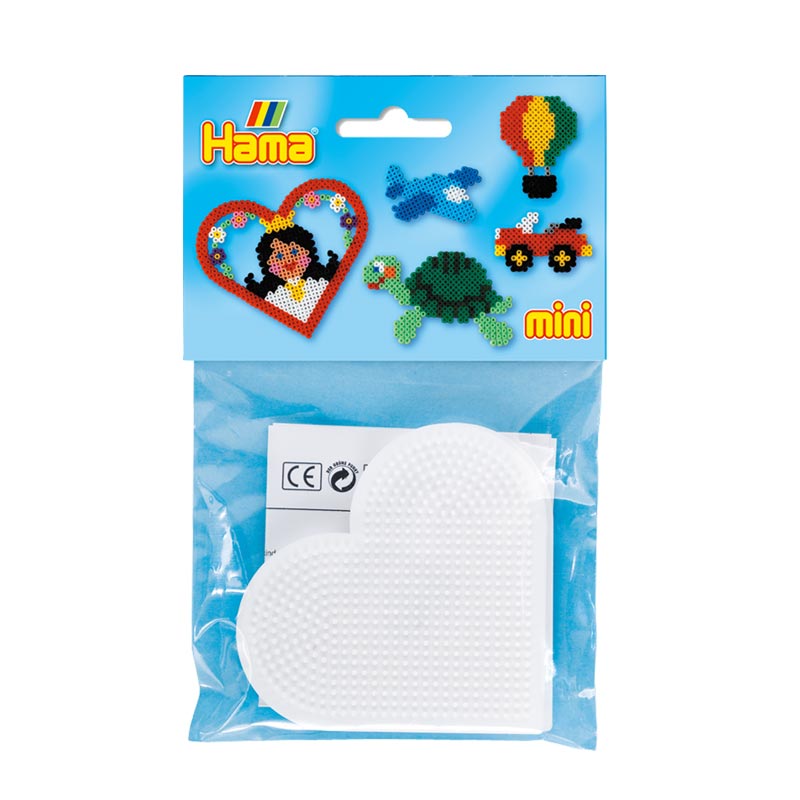 Hama Mini set 2 plantillas corazón