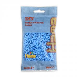 Hama Midi bolsa 1000 perlas azul claro