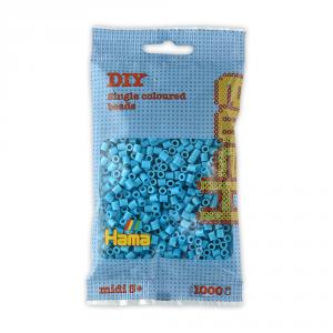 Hama Midi bolsa 1000 perlas color azul celeste