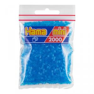 Hama Mini bolsa 2000 perlas azul translúcido