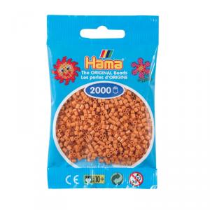 Hama Mini bolsa 2000 perlas marrón claro