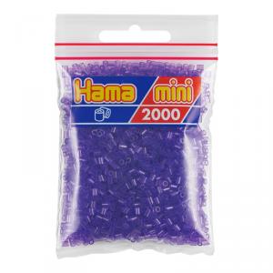 Hama Mini bolsa 2000 perlas violeta translúcido