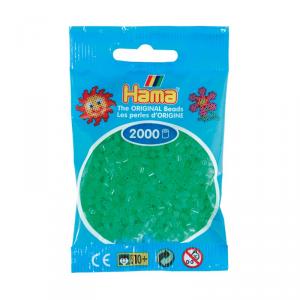 Hama Mini bolsa 2000 perlas verde neón