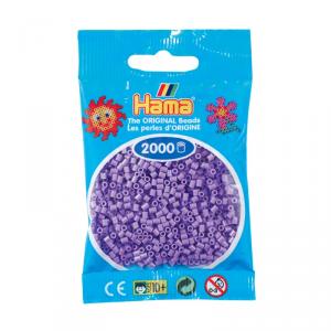 Hama Mini bolsa 2000 perlas violeta pastel