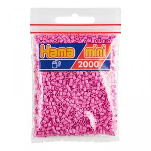 Hama Mini bolsa 2000 perlas rosa pastel