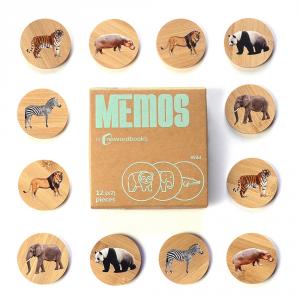 Memory bambú animales salvajes