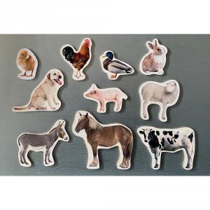 Set animales magnéticos granja 10 piezas
