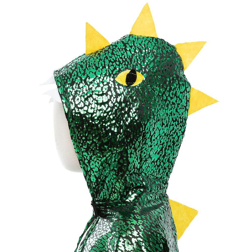 Disfraz capa dragón verde metalizado 2-3años