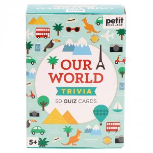 Trivia our world juego de preguntas en inglés 50 tarjetas