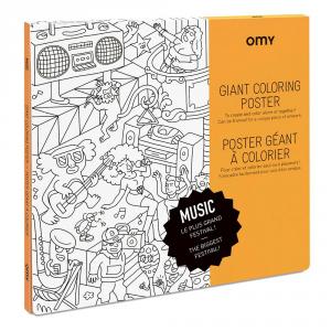 Póster colorear música 100x70cm
