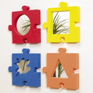 Set formas puzzle soft con espejos