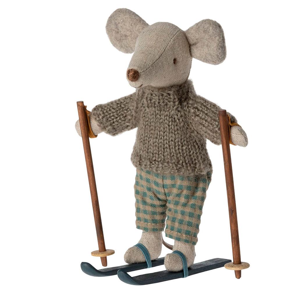 Ratoncito Con Esqu s 13cm Maileg Maileg Juguetes Dideco