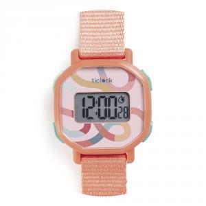 Reloj de pulsera digital voluta pastel