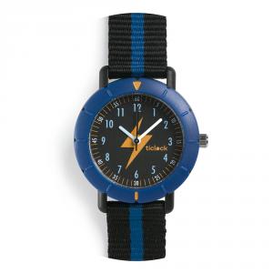 Reloj de pulsera flash azul