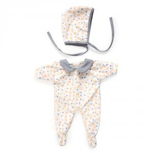Conjunto pijama con gorro 32cm.
