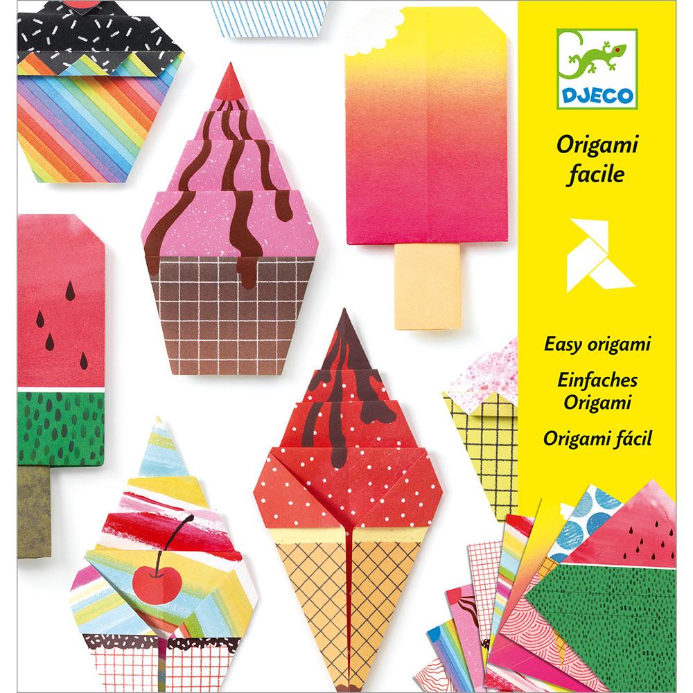 Set origami helados