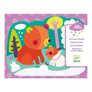 Dibujos mágicos para colorear en el bosque