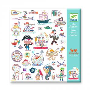 Sobre 160 pegatinas piratas