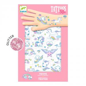 Tatuajes unicornios set 2 láminas