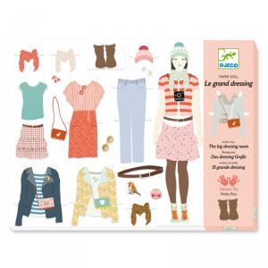 Set de recortables: el gran ropero