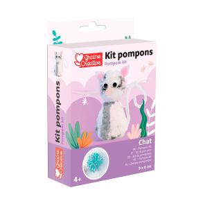 Set DIY para crear con pompones gato