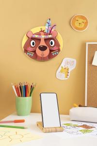 Set maqueta oso 3D para colgar