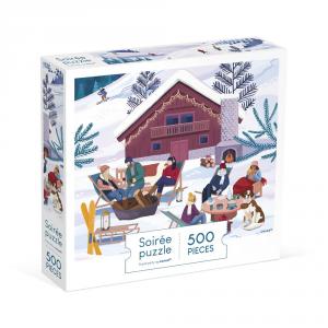 Puzzle invierno en la montaña 500 piezas
