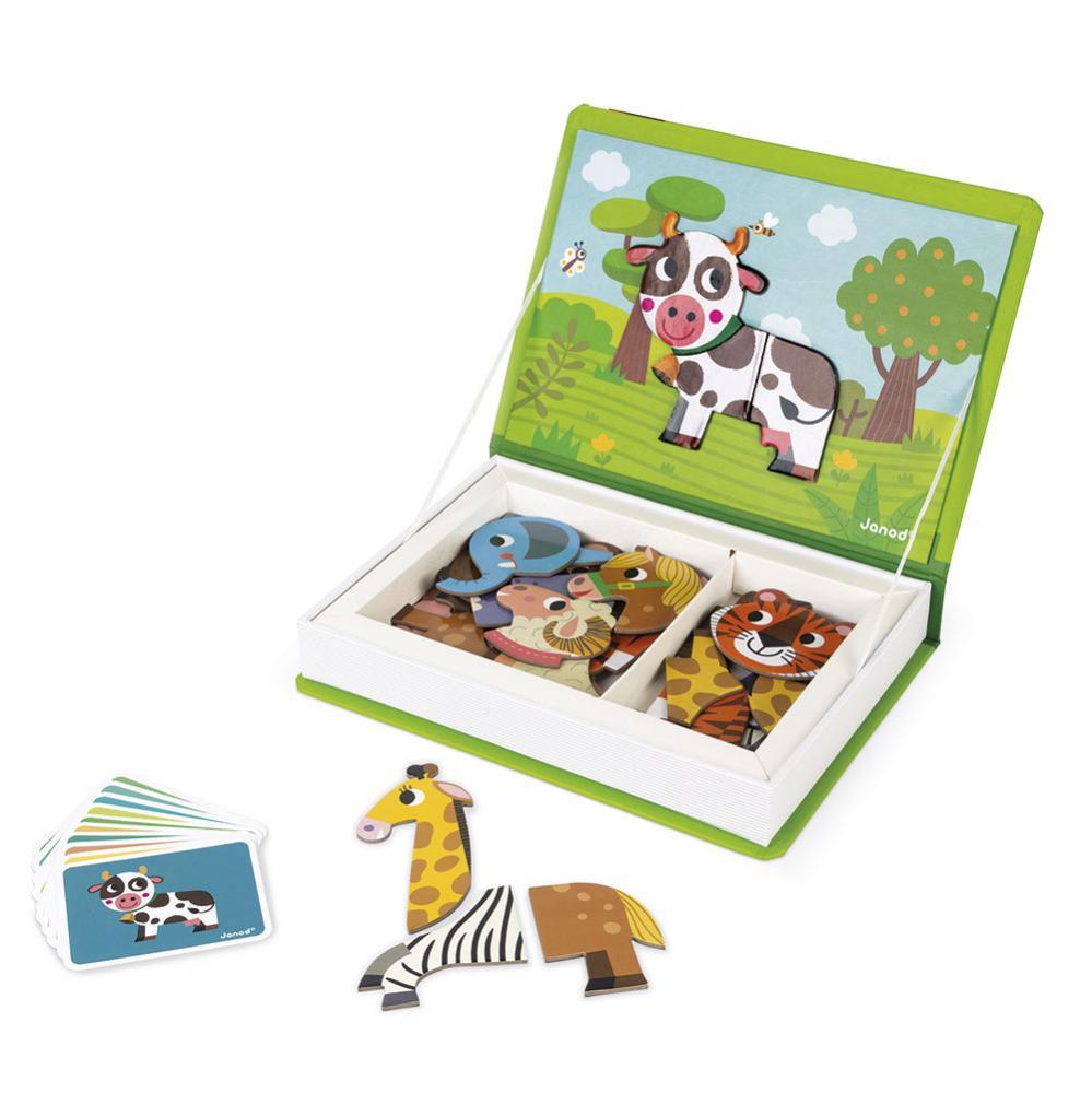 Magnetic book animales