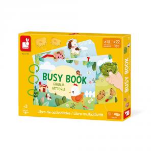 Libro de actividades granja Busy book español