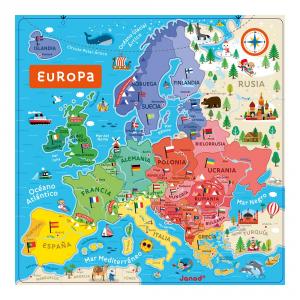 Mapa magnético Europa en español