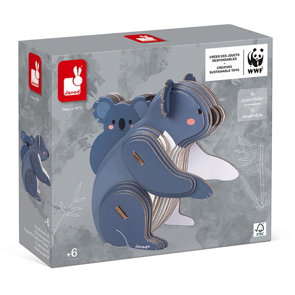Puzzle 3D koala WWF