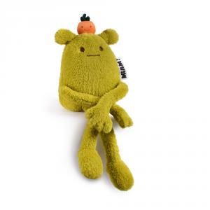 Peluche naranja verde 40cm Miam Laurent Jade