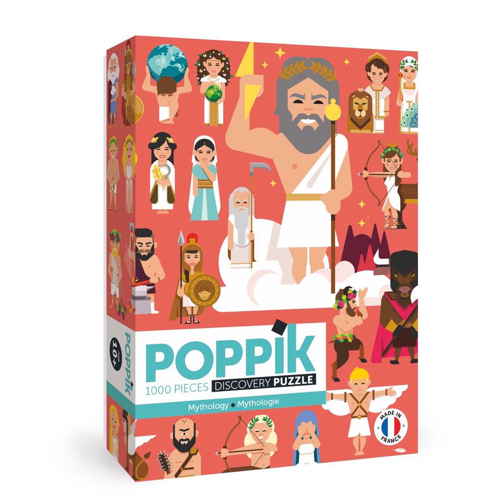 Puzzle Poppik mitología con póster 1000 piezas