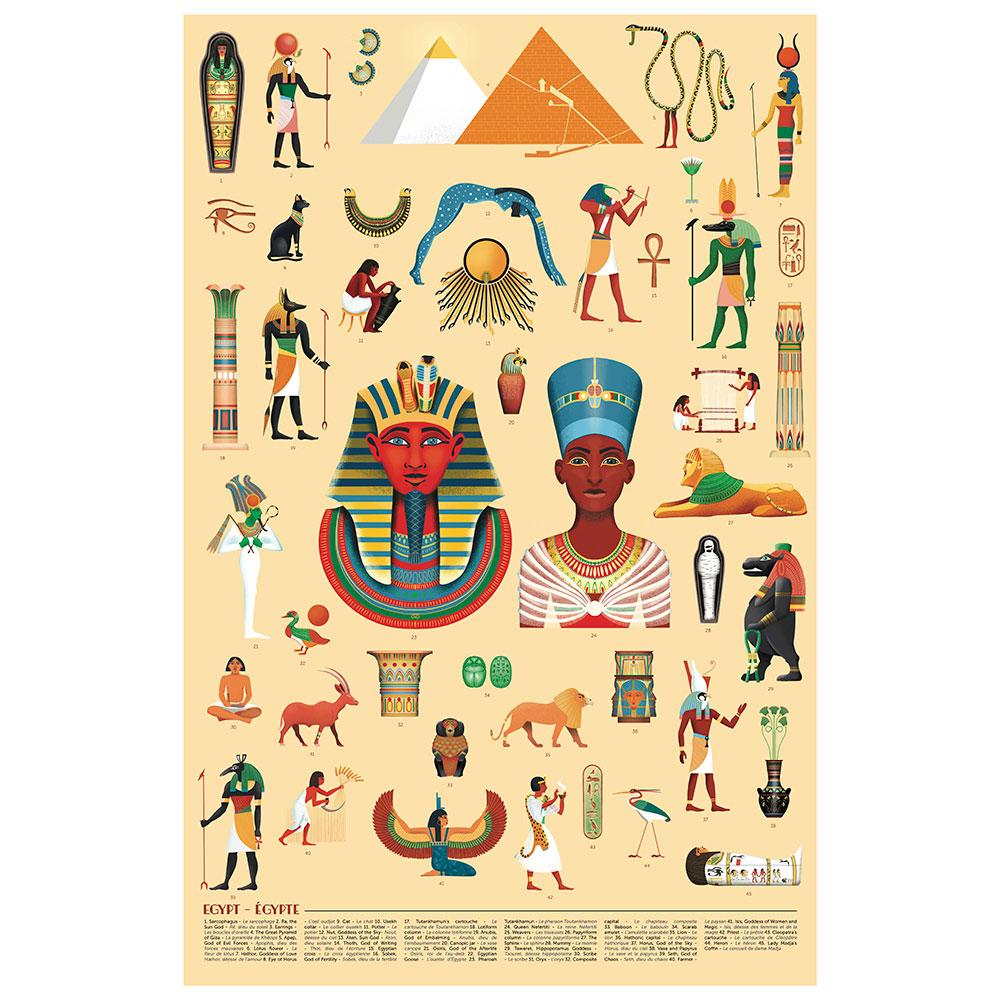 Antigo pop up ui jogo temático egípcio pc puzzle decorado w design