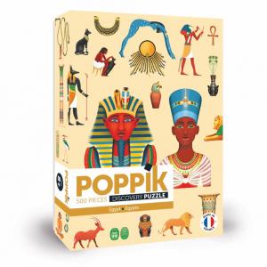 Puzzle Poppik Egipto con póster 500 piezas