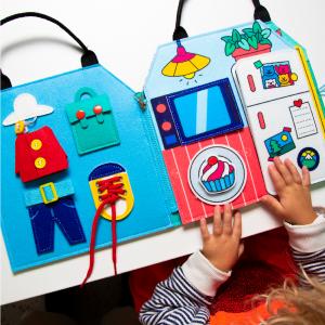 Set actividades con fieltro My Day Montessori
