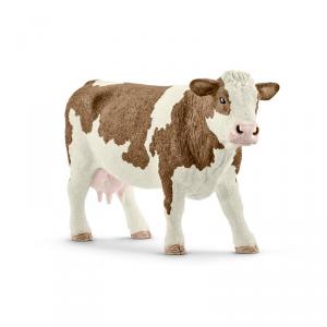 Vaca de raza Fleckvieh. Schleich