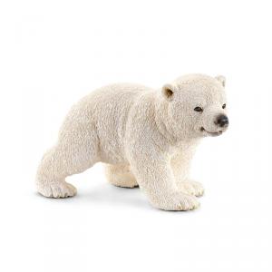 Cría de oso polar corriendo. Schleich