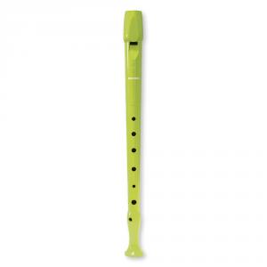 Flauta dulce Hohner verde claro