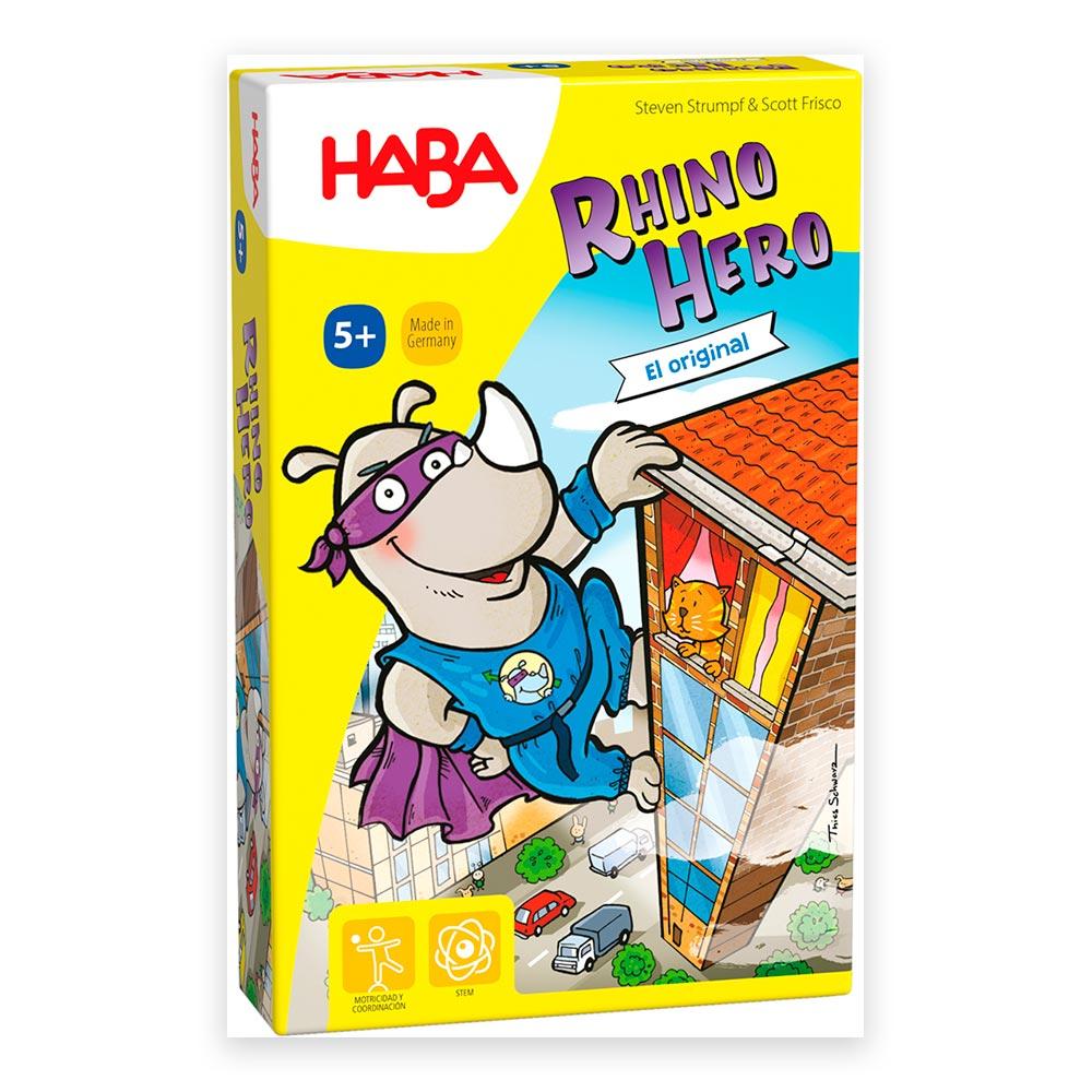 HABA- Rhino Juego de Mesa, Color Colorido. (305913)