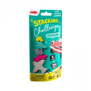 Juego de lógica vehículos Stacking challenge