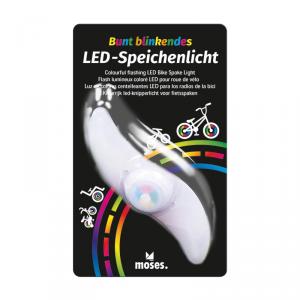 Luz LED de colores para los radios de la bicicleta