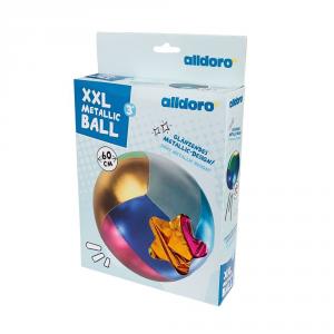 Pelota gigante 60 cm metallic colores
