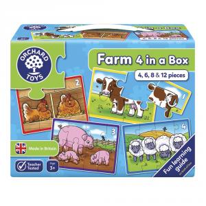 Puzzle progresivo Farm 4 in a Box