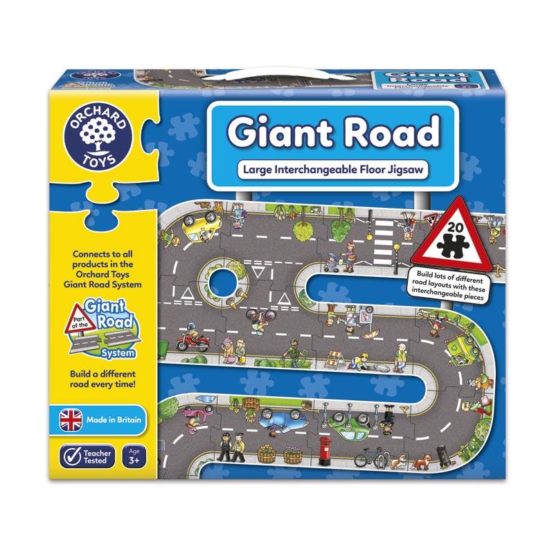 Puzzle gigante suelo Giant Road (20 piezas)