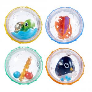 Set 2 pompas flotantes animalios juguete baño