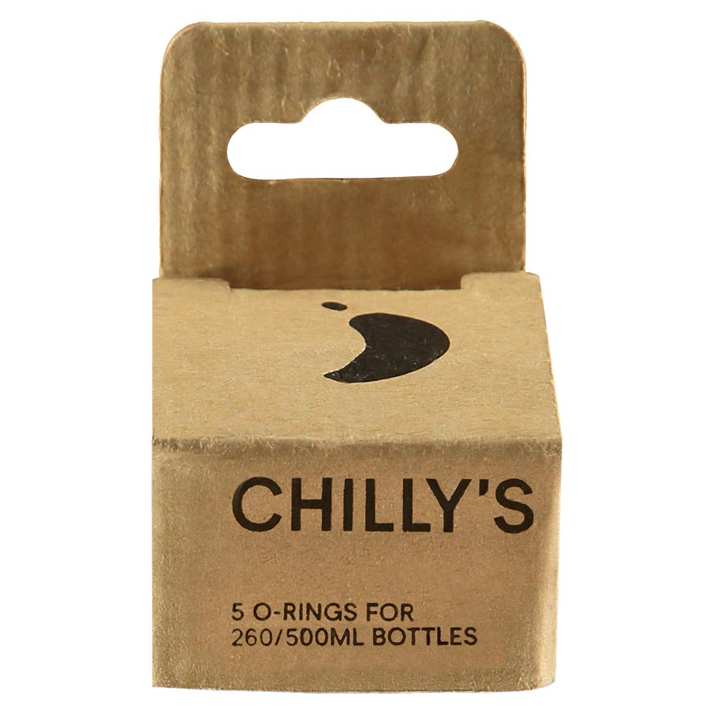 Repuesto aro silicona botella Chilly 260ml-500ml blíster 5 unidades