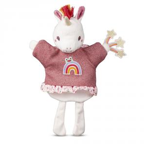 Marioneta de mano unicornio Lena