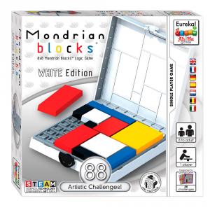 Mondrian blocks edición blanca juego de lógica