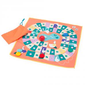 Juego de playa oca y serpientes y escaleras 2 en 1 tablero microfibra